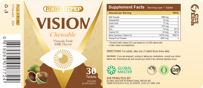 Vision Chewable Hawaii Fruit Milk Flavor