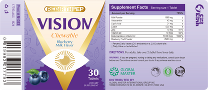 Vision Chewable Blueberry Milk Flavor