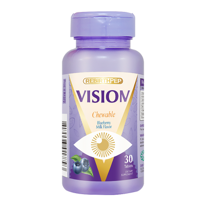 Vision Chewable Blueberry Milk Flavor